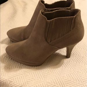 Taupe booties